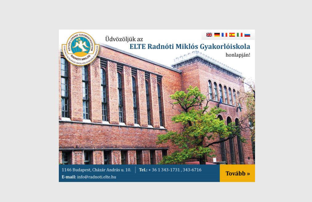 ELTE Radnóti Miklós Gyakorlóiskola Budapest
