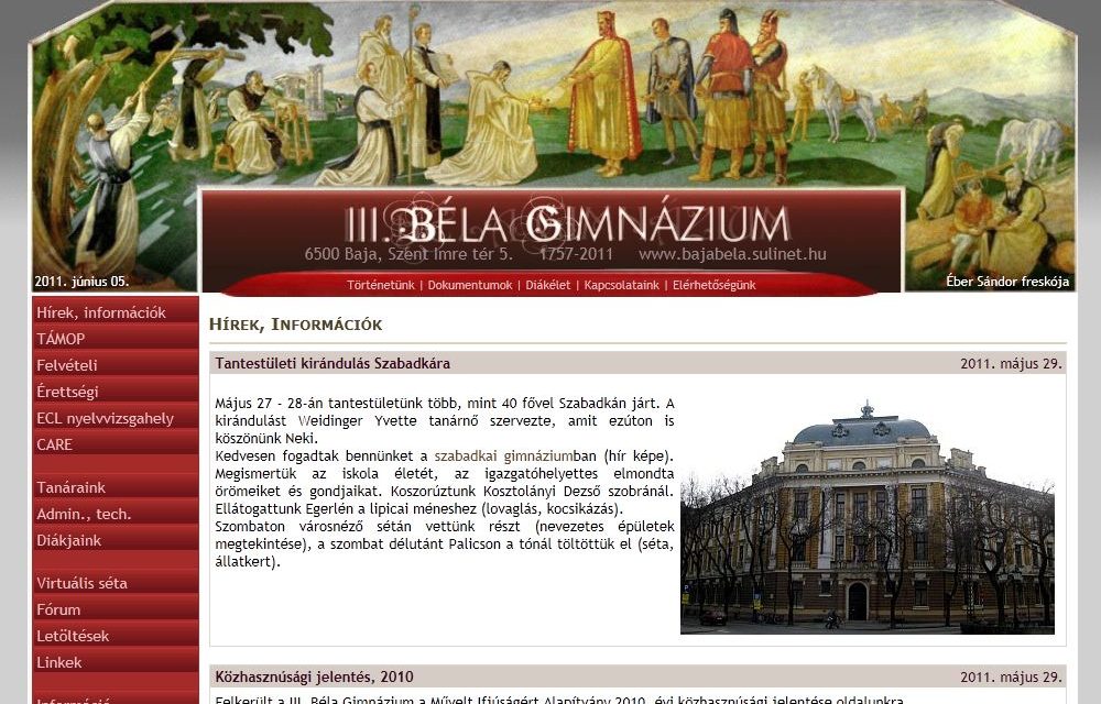 III. Béla Gimnázium Baja