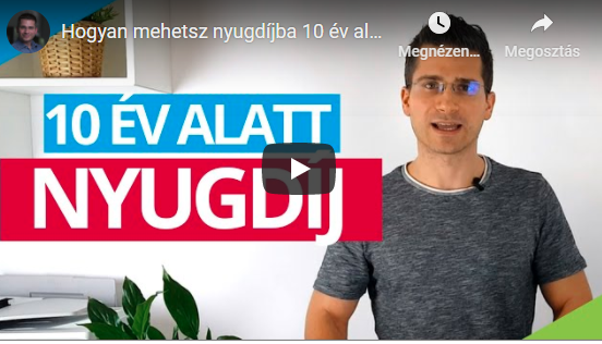 Hogyan mehetsz nyugdíjba 10 év alatt?